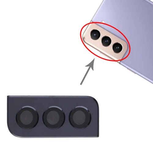 Cubierta de Lente de Cámara Samsung Galaxy S21 (Negro)