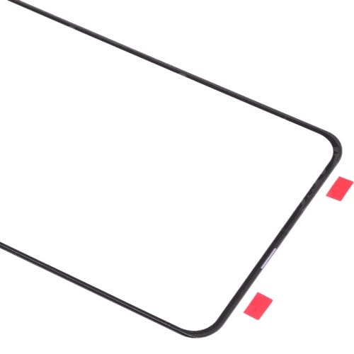 Äußere Glaslinse Display Samsung Galaxy A60 (10 Stück) (Schwarz)