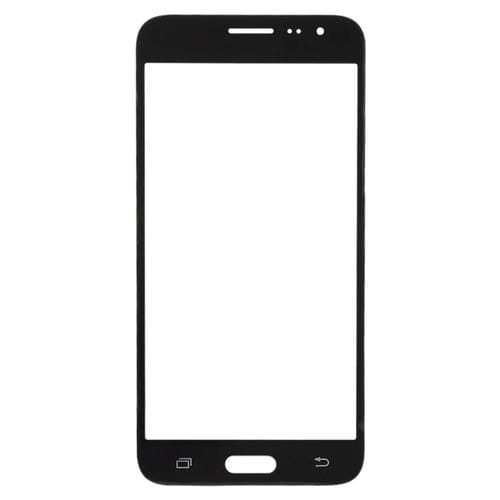 Lente de Vidro Samsung Galaxy J3 Ecrã Frontal (10 Peças) (Preto)
