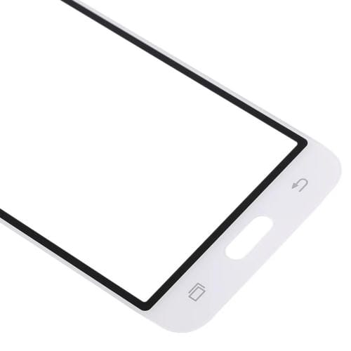 Außenfrontscheibe aus Glaslinse Samsung Galaxy J1/J120 (10 Stück) (Weiß)