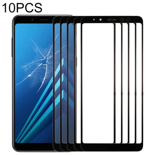 Lente de Vidrio Pantalla Frontal Samsung Galaxy A8, (10 Piezas) de