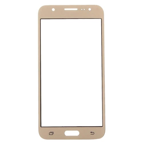 Lente de Vidro Ecrã Frontal Samsung Galaxy J7/J700 (10 Peças) (Ouro)