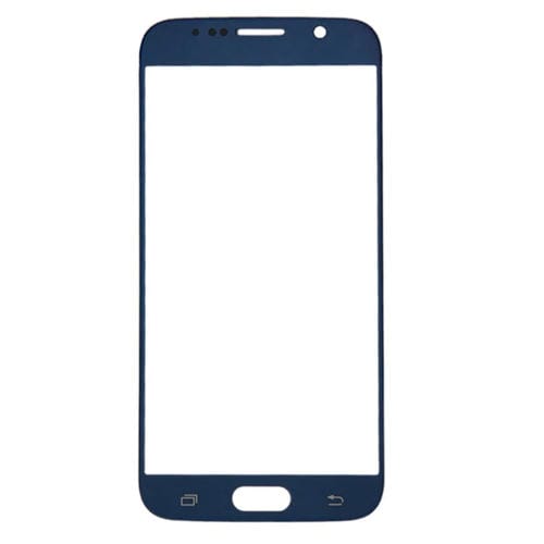Verre Lentille Extérieure Écran Avant Samsung Galaxy S6/G920F (Bleu Foncé) (10 Pièces)