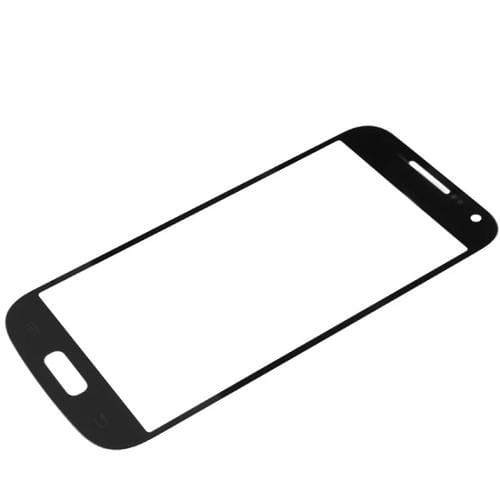 Glaslinse Frontbildschirm Samsung Galaxy S4 Mini i9190 (Schwarz) - Packung von (10 Stück)