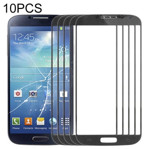 Front Display Glass Lens Samsung Galaxy S4 i9500 (Schwarz) -