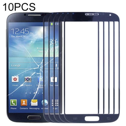 Vorderseite Glaslinse Samsung Galaxy S4/i9500 (Blau) (10 Stücke)
