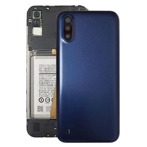 Couvercle arrière de batterie avec lentille d'appareil photo Samsung Galaxy A01 SM-015F (Bleu)