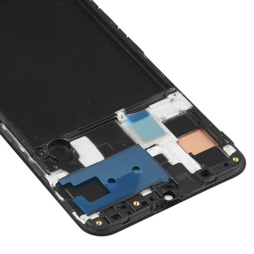 LCD OLED-Bildschirm Samsung Galaxy A50 SM-A505 mit Rahmen (Schwarz)