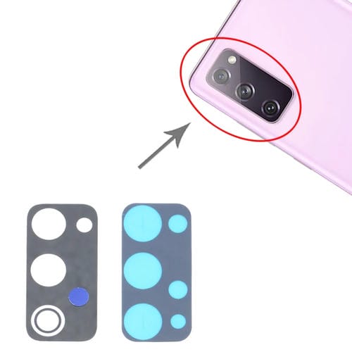 Lente de Câmara Traseira do Samsung Galaxy S20 FE 5G SM-G781 - Pacote de (10 Peças)
