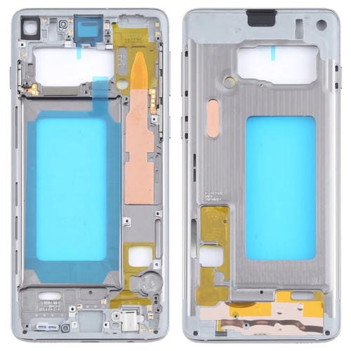Meio Bisel de Moldura para Samsung Galaxy S10 (Prateado)