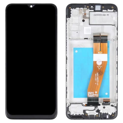TFT-LCD-Bildschirm und Rahmen Samsung Galaxy M02s (Schwarz)