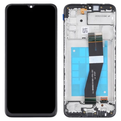 LCD-Bildschirm Samsung Galaxy M02s mit Rahmen (Version NL)