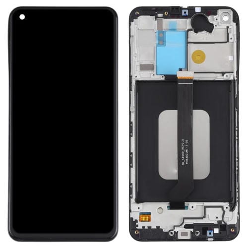 Schermo LCD Samsung Galaxy A60 SM-A606 con Cornice (Nero)