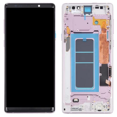 Schermo LCD OLED Samsung Galaxy Note 9 SM-N960 con Cornice (Viola)