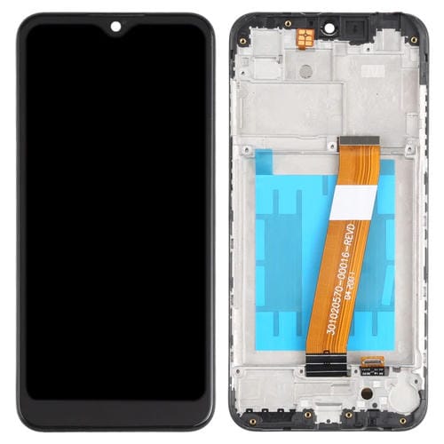 LCD-Bildschirm Samsung Galaxy M01 mit Rahmen (USA)