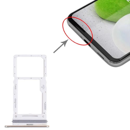 Bandeja de Tarjeta SIM y Micro SD Samsung Galaxy A73 5G SM-A736B (Blanco)