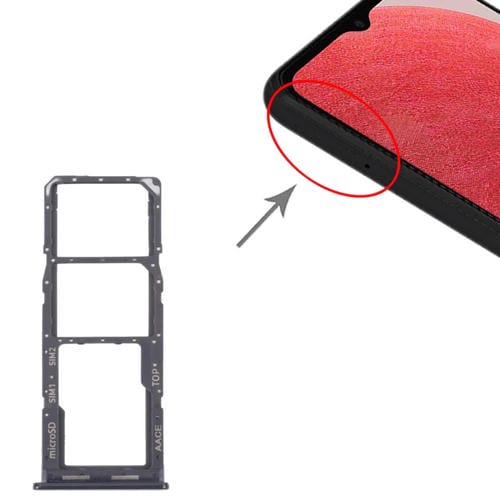 SIM and Micro SD Card Trays Samsung Galaxy A13 SM-A135 (Black)
