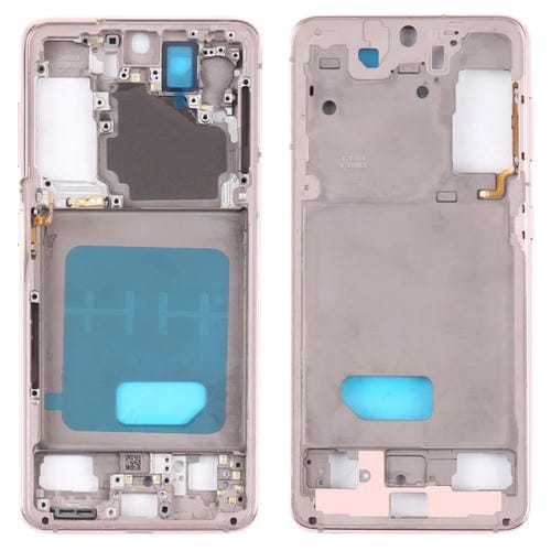 Placa de Bisel de Marco Medio Samsung Galaxy S21 5G SM-G991B (Dourado)