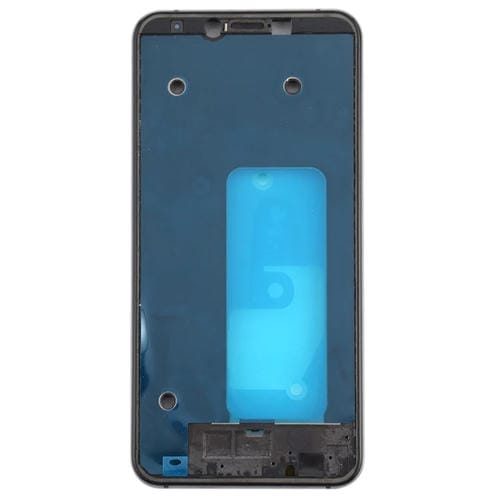 Plaque de lunette de cadre moyen Samsung Galaxy A6s (Noir)