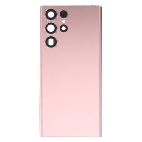 Coperchio posteriore della batteria con obiettivo fotocamera Samsung Galaxy S22 Ultra 5G SM-S908B (Rosa)