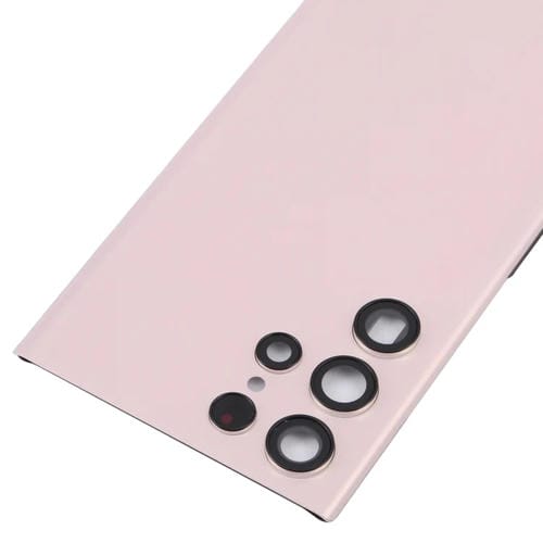 Back Cover Compatible with Samsung Galaxy S22 Ultra 5G SM-S908B (Gold) of Battery and Camera Lens