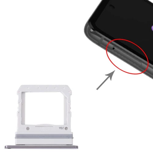 Plateau de carte SIM Samsung Galaxy Z Flip 5G SM-F707B (Noir)