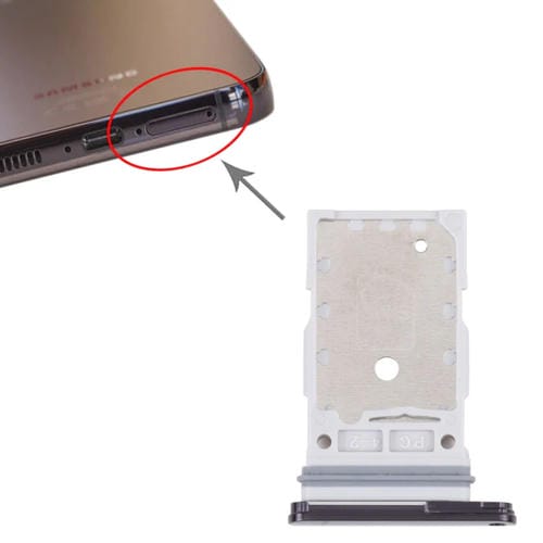 Vassoio della scheda SIM Samsung Galaxy S23/S23+ SM-S961B/S911B (Viola)