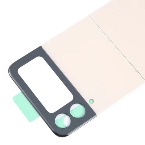 Tampa Traseira da Bateria Samsung Galaxy Z Flip4 SM-F721B com Lente da Câmara (Ouro)