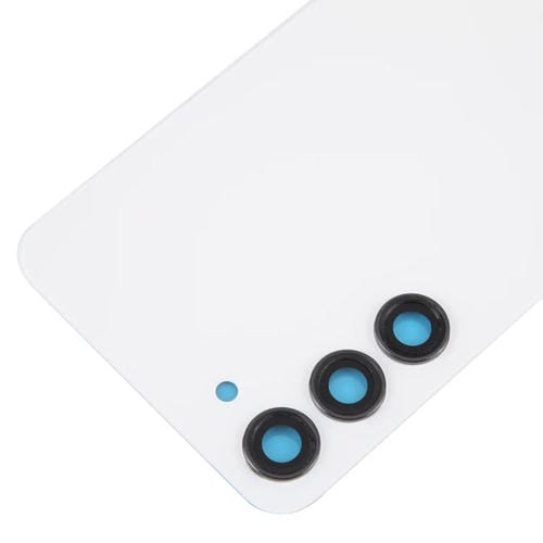 Dosseret en verre Samsung Galaxy S23+ SM-S916B avec objectif d'appareil photo (blanc)