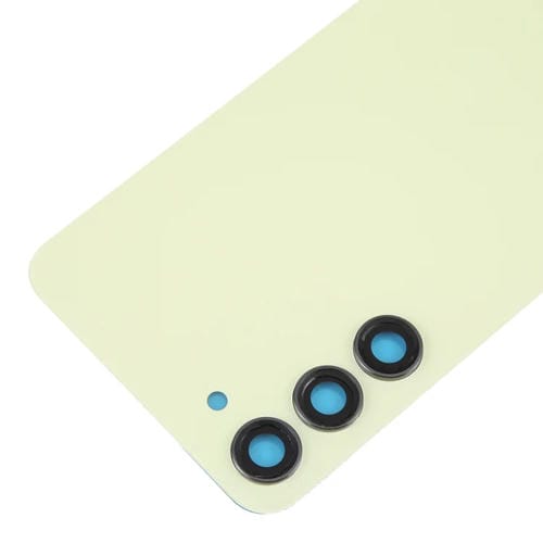 Dosseret en verre Samsung Galaxy S23+ SM-S916B avec objectif d'appareil photo (jaune)