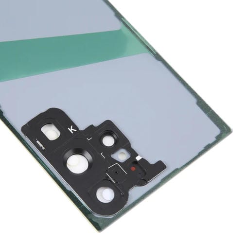 Rückseite des Akkudeckels aus Glas Samsung Galaxy S23 Ultra SM-S918 mit Kameraobjektiv (Gelb)