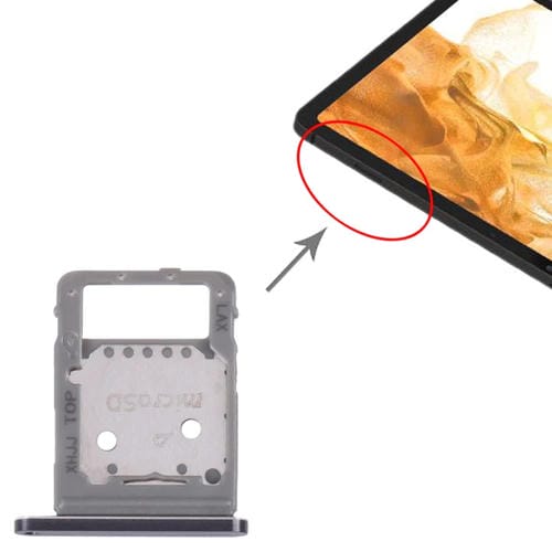 SIM Card Tray + Micro SD Samsung Galaxy Tab S8 SM-X700 (Black)
