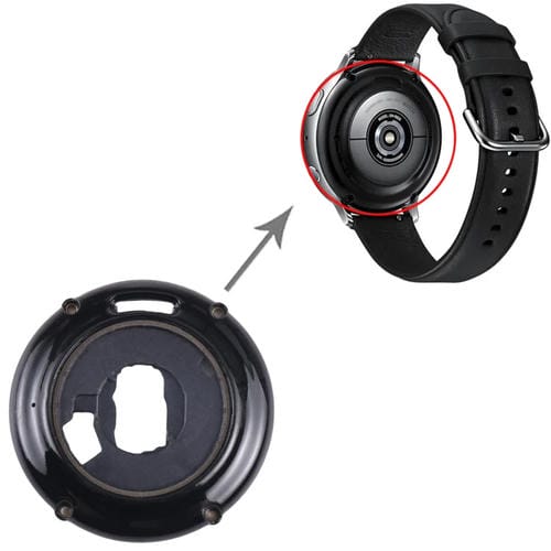 Copertura del Guscio Posteriore Samsung Galaxy Watch Active 2 40mm SM-R830 (Nero)