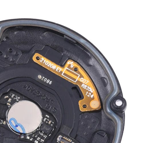 Coque arrière Samsung Galaxy Watch Active 2 40mm SM-R830 avec capteur cardiaque et charge sans fil (noir)