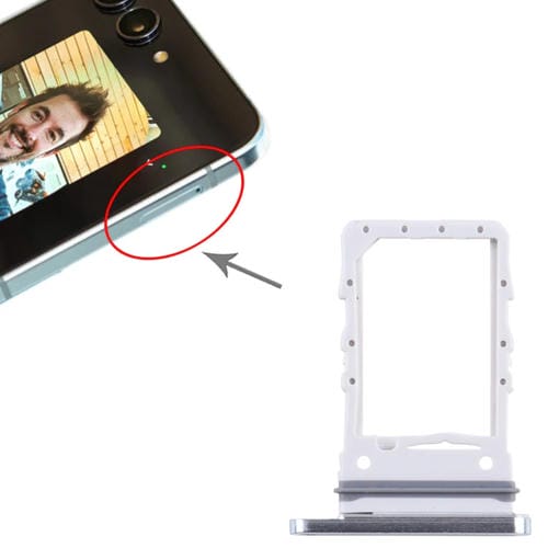 Tabuleiro de cartão SIM Samsung Galaxy Z Flip5 SM-F731 (Verde)