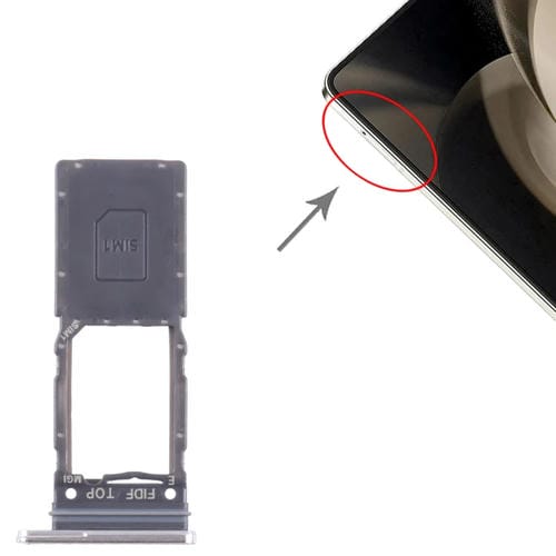 SIM-Kartenfach Samsung Galaxy Z Fold5 SM-F946 (Silber)