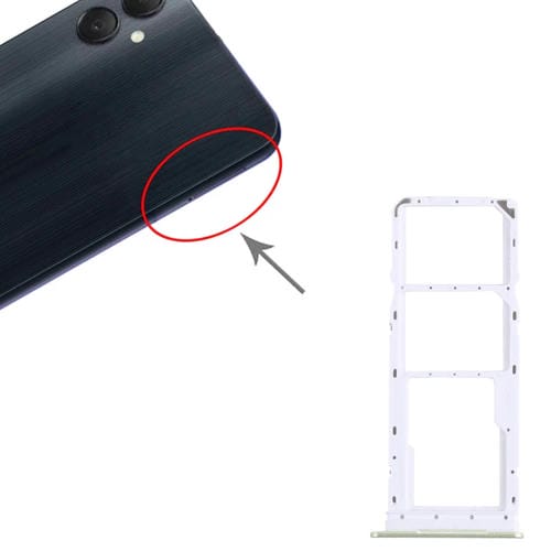 Plateau Carte SIM et Micro SD Samsung Galaxy A05 SM-A055 (Vert)