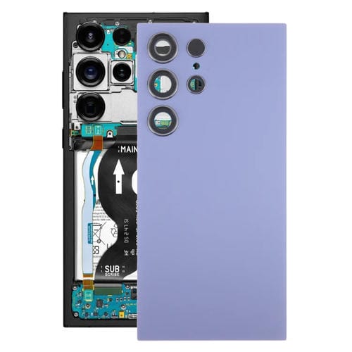 Coperchio Posteriore della Batteria Samsung Galaxy S24 Ultra SM-S928B con copertura della Lente della Fotocamera (Grigio)