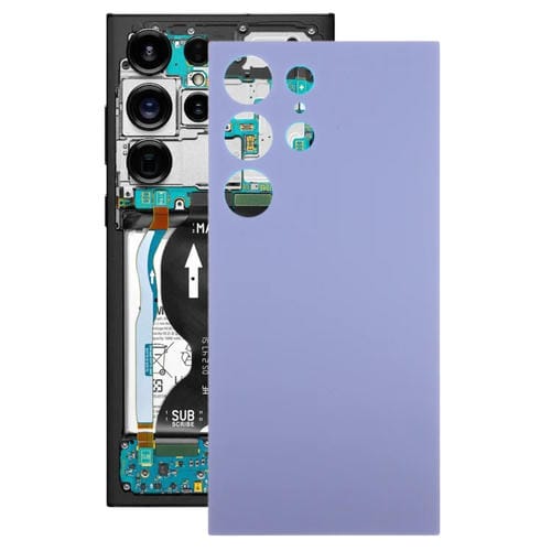 Rückseite des Akkudeckels Samsung Galaxy S24 Ultra SM-S928B (Grau)