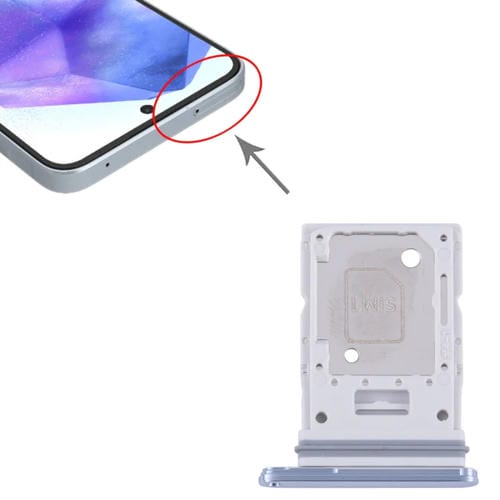 Bandeja Tarjeta SIM y Micro SD Samsung Galaxy A55 SM-A556B (Azul)
