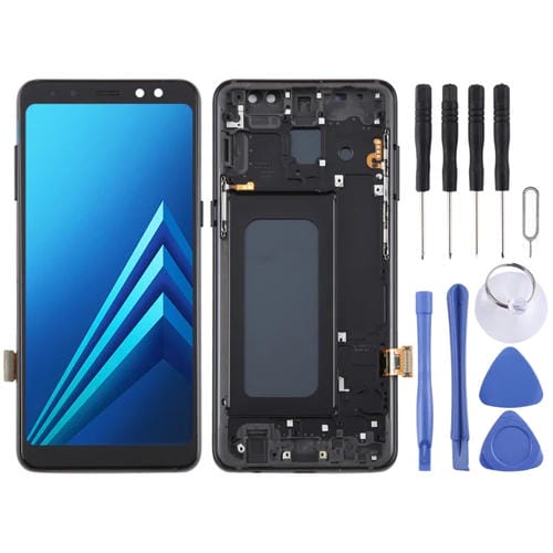 Pantalla Completa Samsung Galaxy A8 / A5 SM-A530 con Marco (Negro)