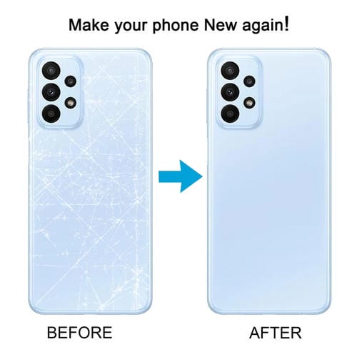 Tapa Trasera Batería Samsung Galaxy A23 4G SM-A235F con Lente Cámara (Blanco)