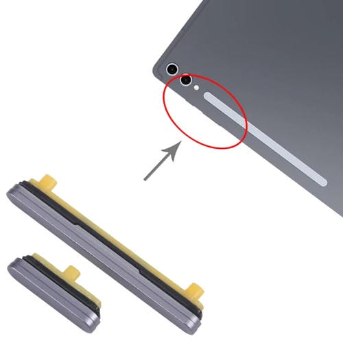 Bouton d'alimentation et de volume Samsung Galaxy Tab S10+ SM-X820/X826 (Gris)