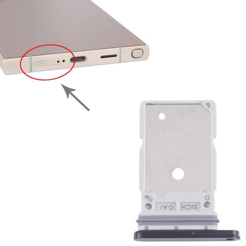 Vassoio scheda SIM Samsung Galaxy S25 Ultra SM-S938B (Nero)