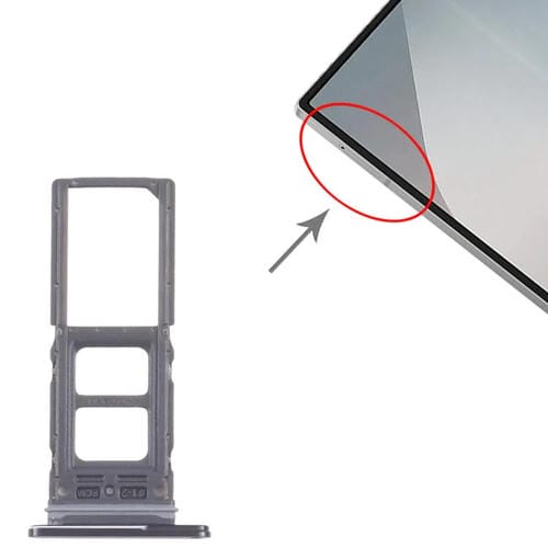 Plateau Carte SIM Samsung Galaxy Z Fold6 SM-F956B (Noir)