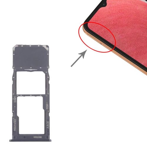 Vassoio scheda SIM e Micro SD Samsung Galaxy A13 SM-A135 (Nero)