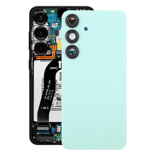 Dos de couverture Samsung Galaxy S25 SM-S931 avec objectif de caméra (vert)