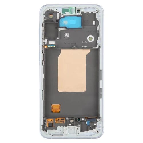 LCD-Bildschirm Samsung Galaxy A55 SM-A556B und Rahmen (Himmelblau)