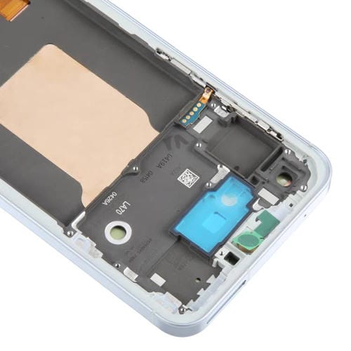 LCD-Bildschirm Samsung Galaxy A55 SM-A556B und Rahmen (Himmelblau)