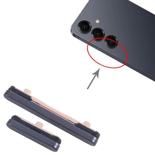 Pulsanti di accensione e volume Samsung Galaxy S25 SM-S931B (Nero) (10 pezzi)